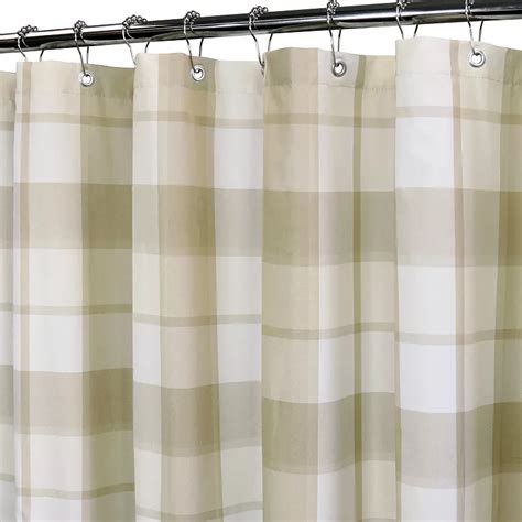 Beige Fabric Shower Curtain Kohls