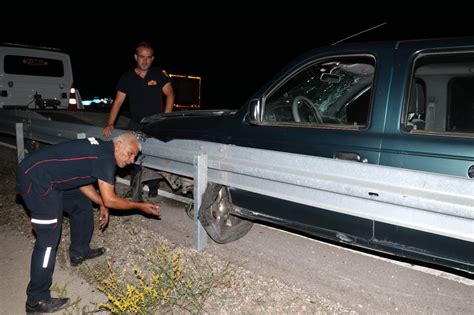 Amasyada trafik kazası 5 yaralı Amasya Haberleri