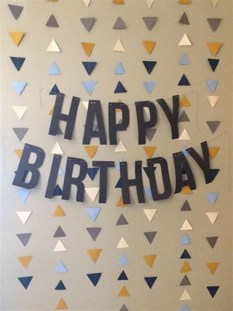 A Birthday Card With The Words Happy Birthday Written In Black And Blue