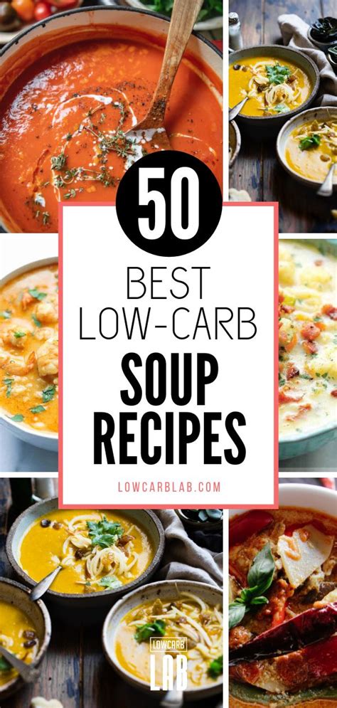 50 Low Carb Soups That Will Keep You Full Low Carb Soup Recipes Low Carb Soup Soup Recipes