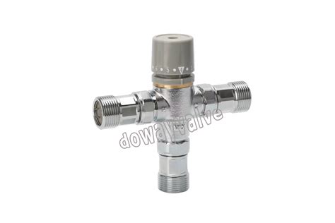 Factory Brass Thermostatic Shower Mixer Valve Solar Electrical Hot Water Male Thermostatic