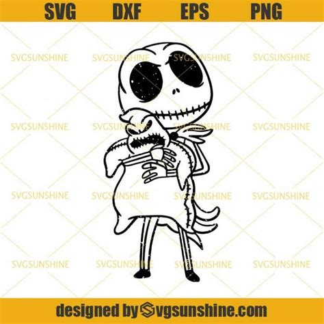 Jack Skellington And Oogie Boogie Svg, Nightmare Before Christmas Svg ...