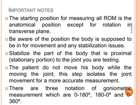 Goniometry Ppt Uche PPT