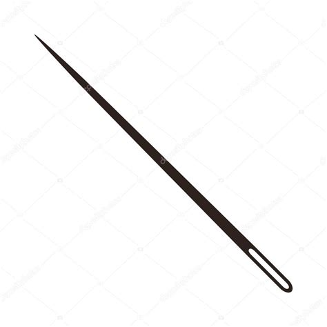 Sewing Needle Vector