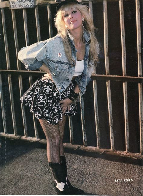 The Runaways Lita Ford Rocker Outfit Decades Of Fashion