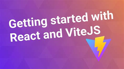 Getting Started With React And Vitejs Youtube