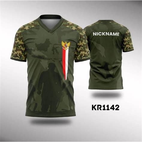 Jual X Tni Baju Kaos Jersey Full Printing Tni Tentara Indonesia