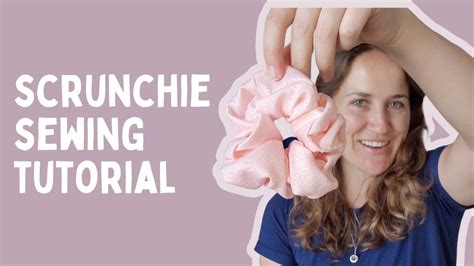 How to make a SCRUNCHIE - Sewing Tutorial - YouTube