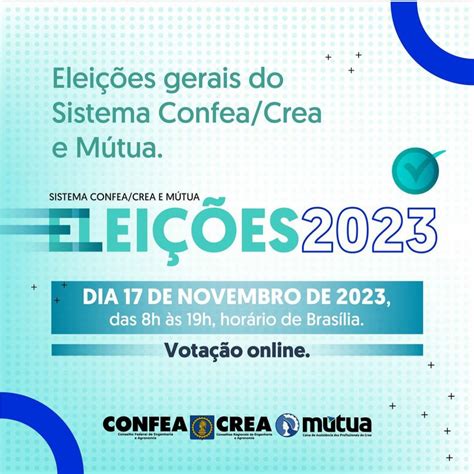 ELEIÇÕES GERAIS DO SISTEMA CONFEA CREA E MÚTUA AERA