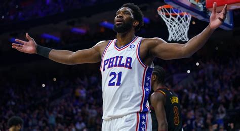 Embiid S Dunk Triple Double Highlight 76ers Win Over Cavaliers