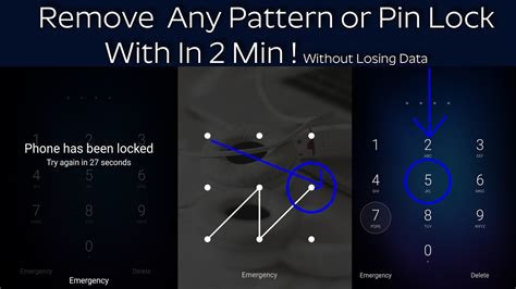 How To Unlock Bypass Remove Android Pattern Or Pin Lock Without Losing Data Remove Password