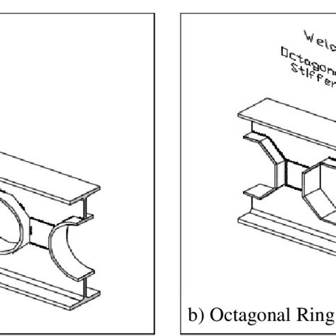 Reinforced Octagonal Web Opening Of Castellated Beam With Expansion