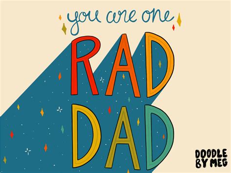 Rad Dad by Doodle By Meg on Dribbble