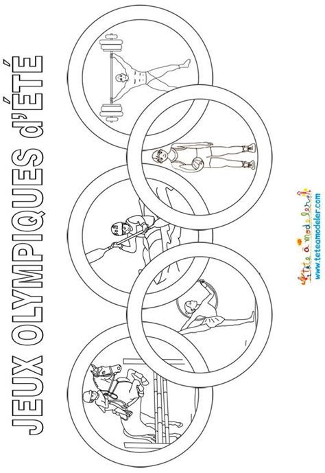 Coloriage Jeux Olympique D T Et Dessin Gratuit Imprimer Dessine