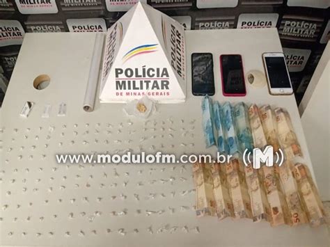 Jovem é preso quase 200 pedras de crack e R 900 em Patrocínio