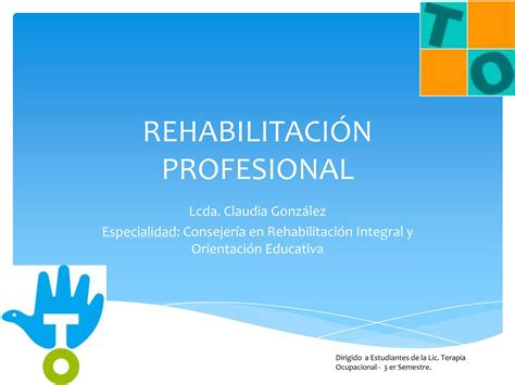 Rehabilitacion Profesional Ppt