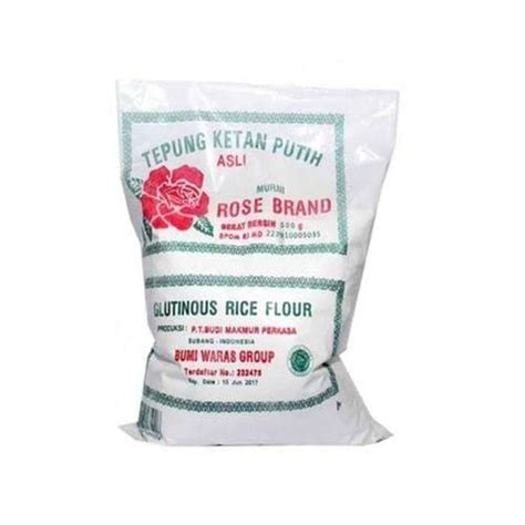 Jual Tepung Ketan Putih Rose Brand Glutinous Rice Flour Gr Di Lapak