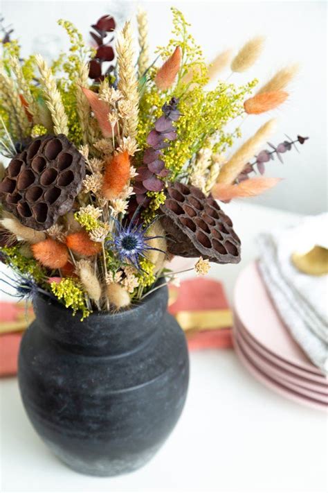 We Highly Recommend You Make This Dried Flower Arrangement For The Fall