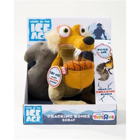 Ice Age Continental Drift Cracking Bones Plush Doll Scrat By Just