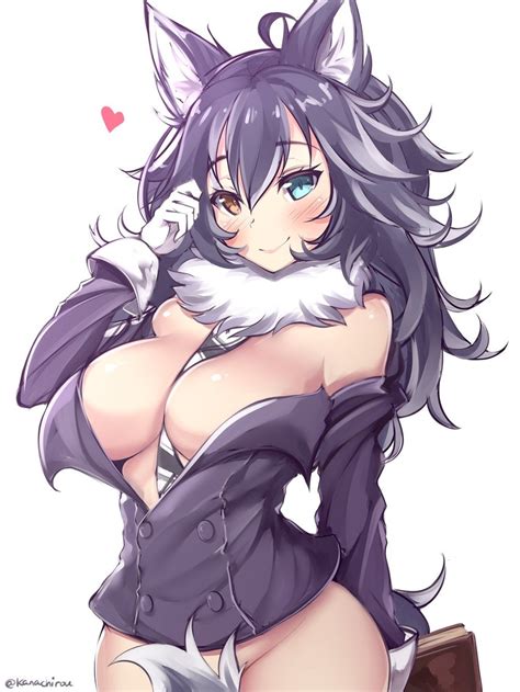 Grey Wolf Kemono Friends Drawn By Kanachirou Danbooru