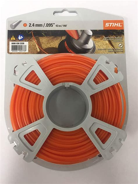 BOBINA STIHL FILO QUADRATO Ø 2 4 mm 43 MT Pezzella Agrigarden Shop