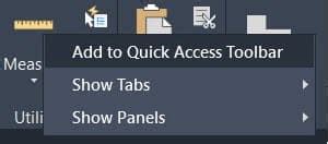 Adjust The Quick Access Toolbar In Autocad Seiler Design Solutions