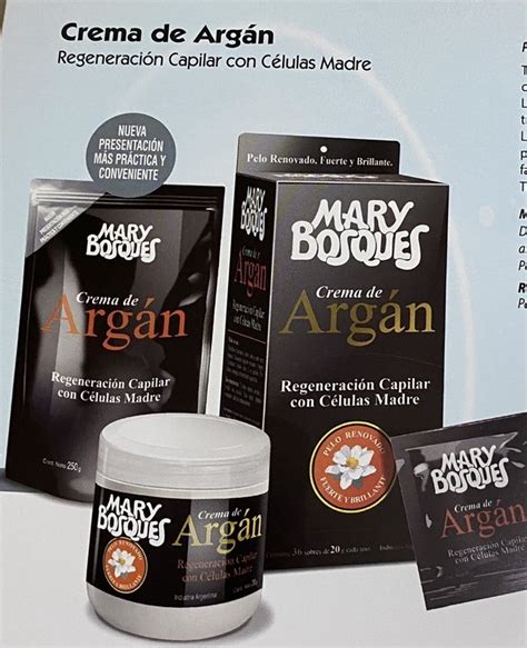 Baño de crema nutrición de argan mary bosques