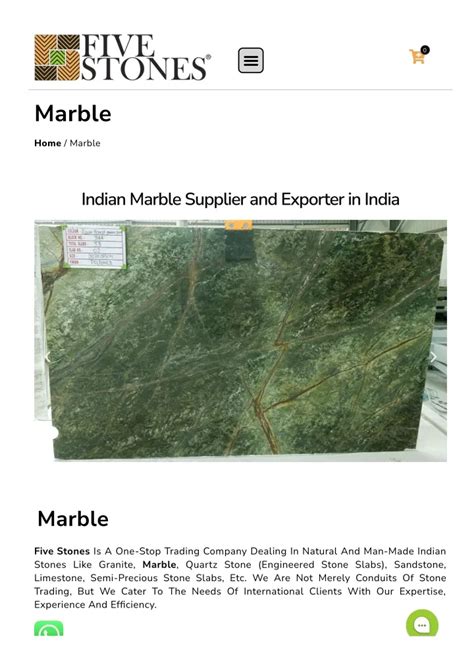 Ppt Indian Marble Exporter In India Indian Marble Suppliers Five