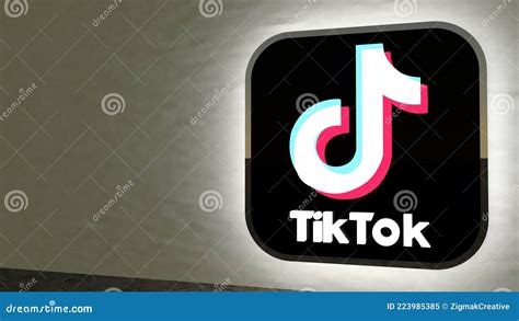 Tiktok Logo Tempale For Social Media Tiktok Glitch Icon Of Social