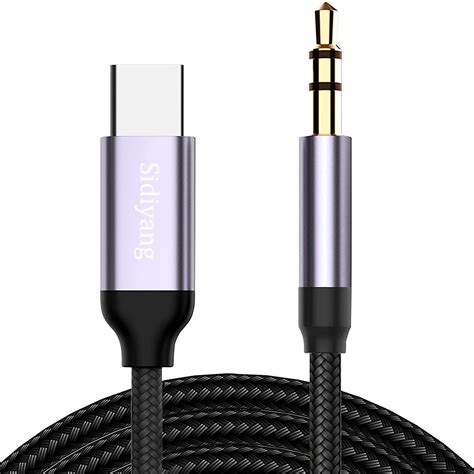 Sidiyang Usb C To Mm Audio Aux Jack Cable Type C Adapter To Mm