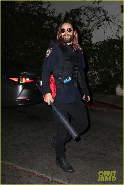 Jared Leto Wears Two Costumes For Halloween Parties In LA This Weekend