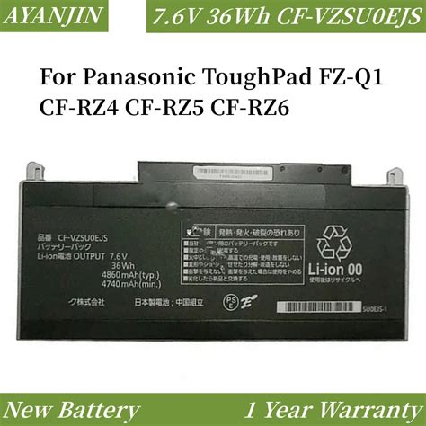 Panasonic Cf Vzsu Ejs Cp V Mah Wh Fz Q Cf