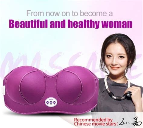 Charging Electric Breast Massage Bra Vibration Chest Massager Growth