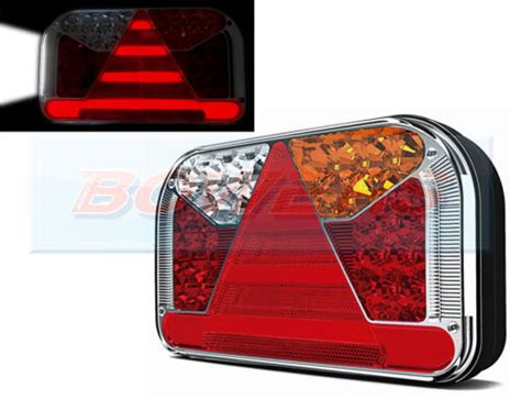 12v 24v Neon LED Rear R H Combination Tail Light Lamp For Ifor Williams