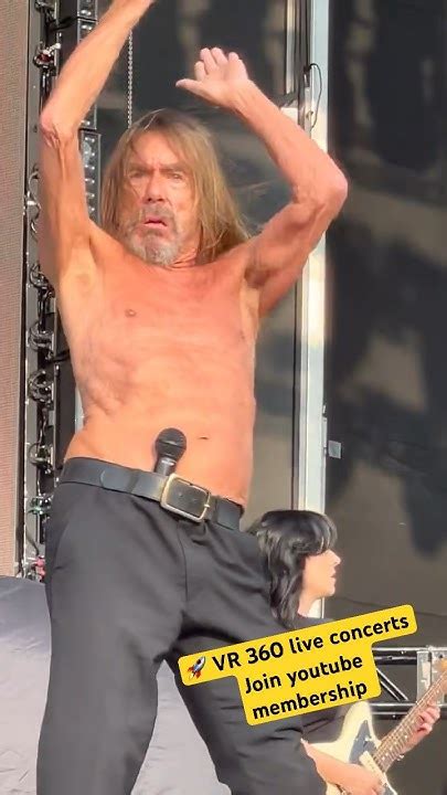 👕 Red Hot Chili Peppers Support Act Iggy Pop Front Of Stage 06 26 2023