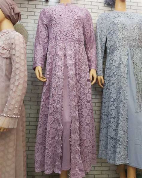 Cod New Collection Dress Brokat Import Super Mewahdress Brokat