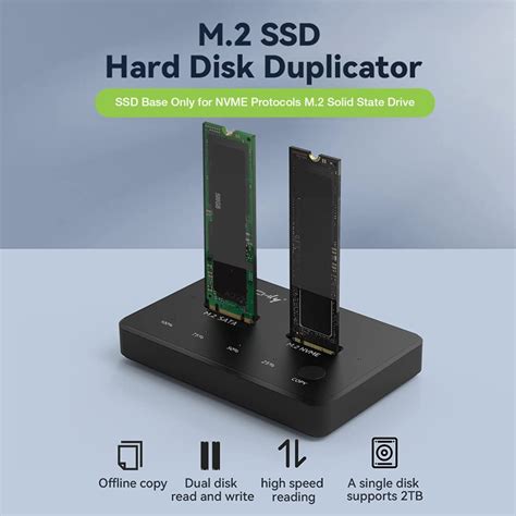 Dual Bay Nvme Gbps Ssd Docking Station Usb C To M Offline