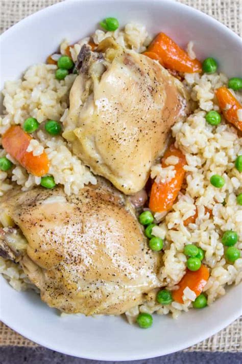 Baked Chicken Thighs And Rice With Cream Of Mushroom Soup