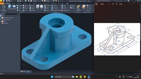 Tutorial Inventor D Pemula Mechanical Drawing Bahasa