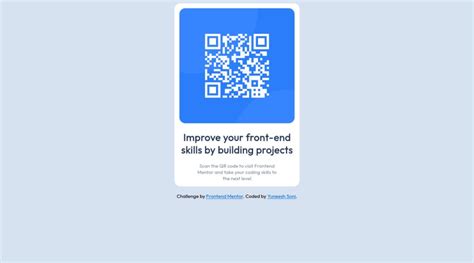 Frontend Mentor Qr Code Component Using Html And Css Coding Challenge Solution