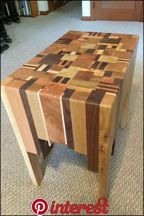 Make A Beautiful Side Table From Scrap Timber Pieces Make A Beautiful