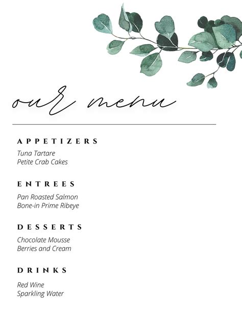 Free Printable And Customizable Bar Menu Templates Canva 49 Off