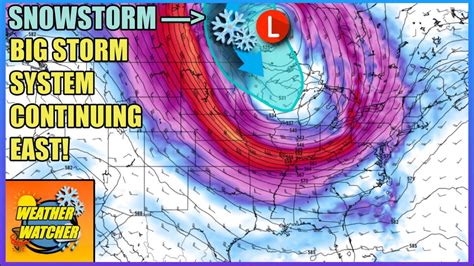 Major Storm On The Move Snowstorm For Upper Midwest Northeast Severe