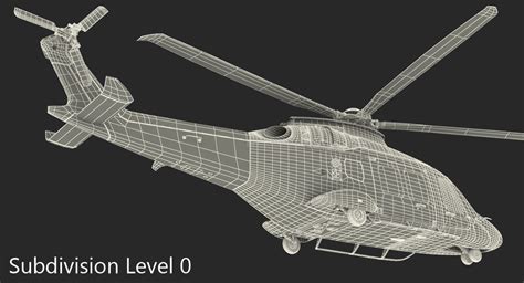 Helicóptero Multifunción Agustawestland Aw169 Modelo 3d 149 3ds