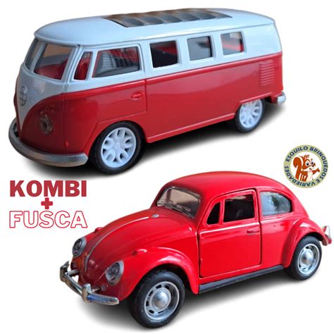 Kit Miniatura Kombi E Fusca Cl Ssico Miniatura Carrinho Cole O Dodge E