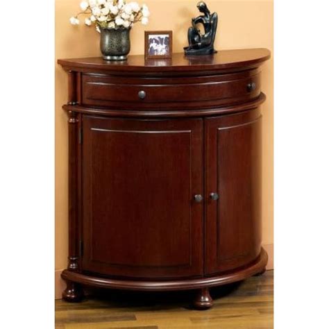 Half Moon Console Cabinet 34 H Cheshire Black Free Standing Cabinets