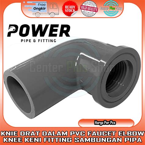 Jual KNIE DRAT DALAM PVC 1 2 1 2 X3 4 3 4 1 FAUCET ELBOW AW KENI