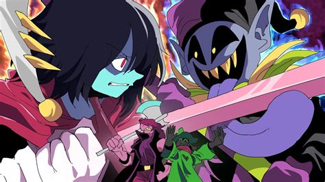 The World Revolving Deltarune Jevil Fight Animation Youtube