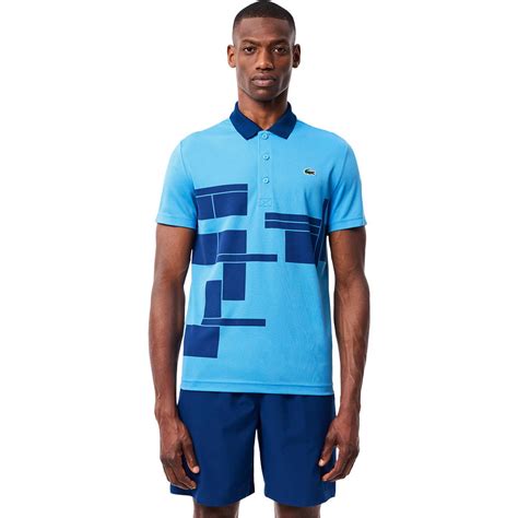 Køb Lacoste Tennis X Novak Djokovic Fan Polo T Shirt Herre Blå