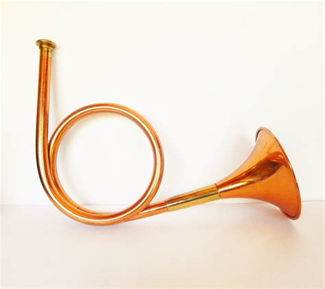 Fox Hunting Horn Copper And Brass French Horn Perfect For